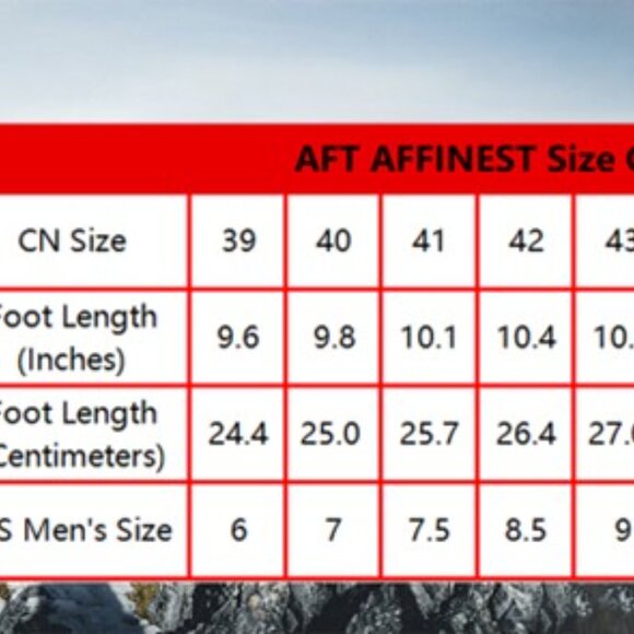 AFT AFFINEST Mens Waterproof Outdoor Hiking Ankle Sneakers, Light Brown, 42 - Picture 7 of 9